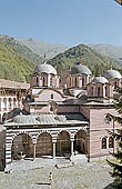 Rila Monastery, the five domed church the Nativity of the Virgin 